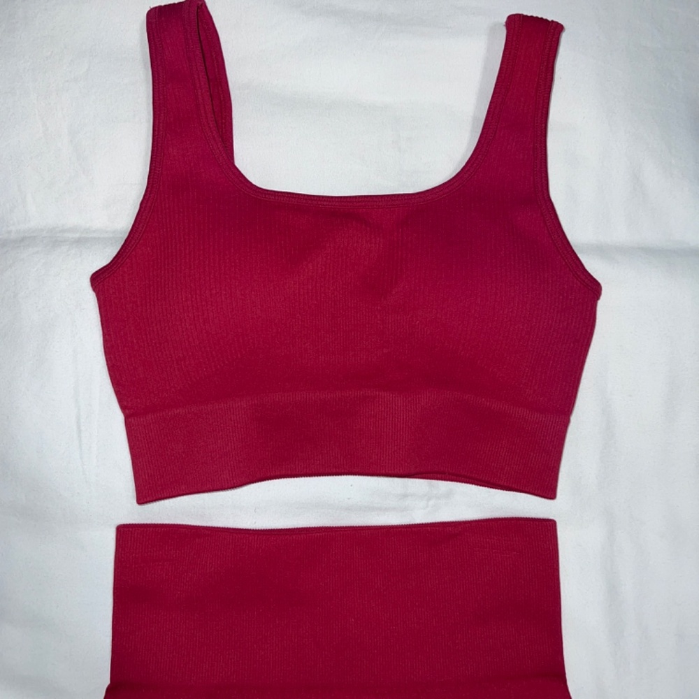 Seamless Ribbed 2 Piece Set - Picture 2 of 6